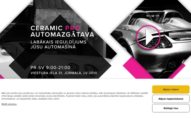 CeramicPro Latvia / Carwash Granta — auto detailing studija