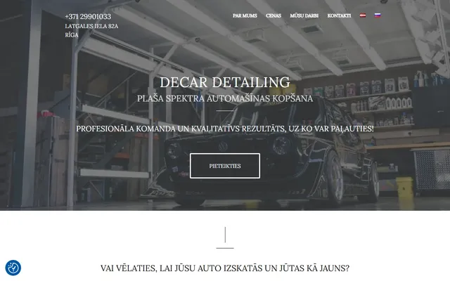 DeCar Detailing * Auto Ķīmiskā Tīrīšana — auto detailing studija