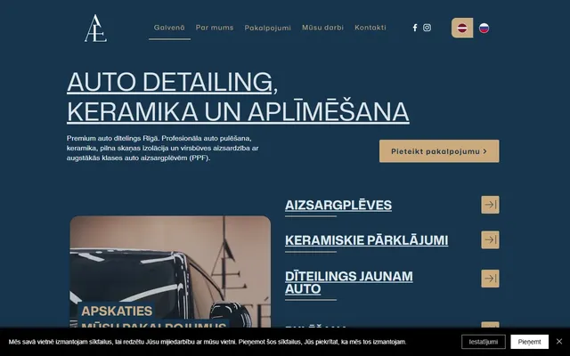 Dīteilinga studija AUTOESTETIKA — auto detailing studija