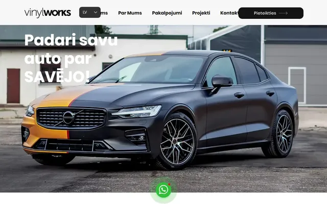 Vinylworks Auto aplīmēšana / Aizsargplēves — auto detailing studija